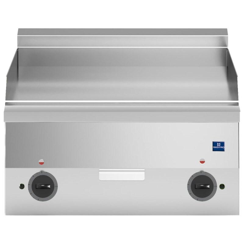 Plaque grillades électrique de table, plaque lisse 600x600x300 mm - VIRTUS - 4068875003638_0