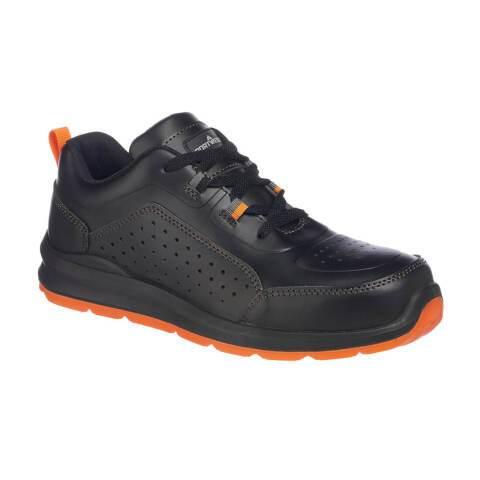 PORTWEST FC09 COMPOSITELITE PERFORATED SAFETY TRAINER S1P NOIR/ORANGE - TAILLE 37