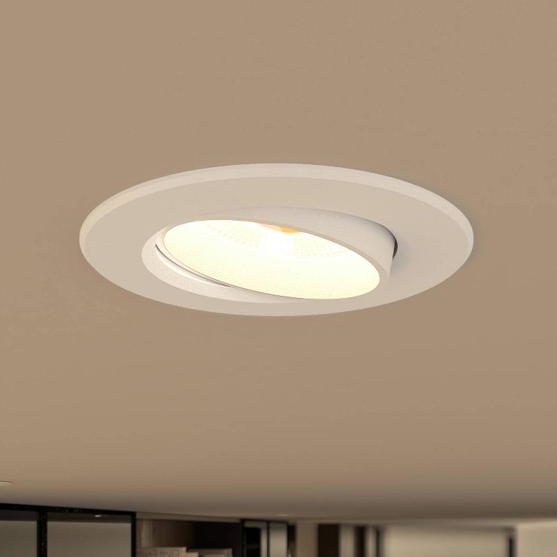 PRIOS LUMINAIRE ENCASTRABLE LED SHIMA, BLANC, 7 W, 3000K, INTENSITÉ