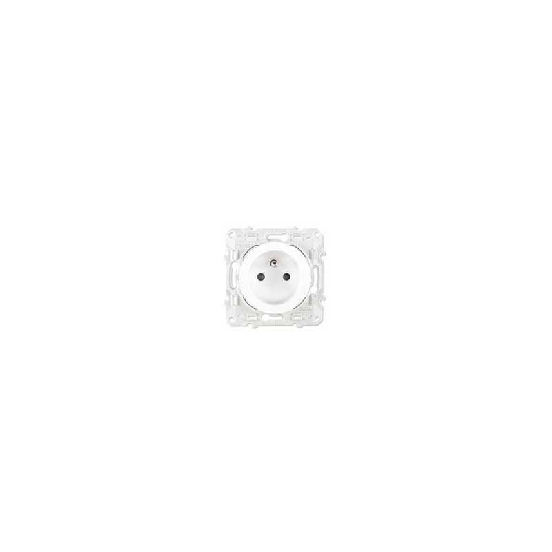 PRISES DE COURANT ODACE À VIS 16A 2 CONNEXIONS RAPIDES 2P+T - SCHNEIDER ELECTRIC - S520059