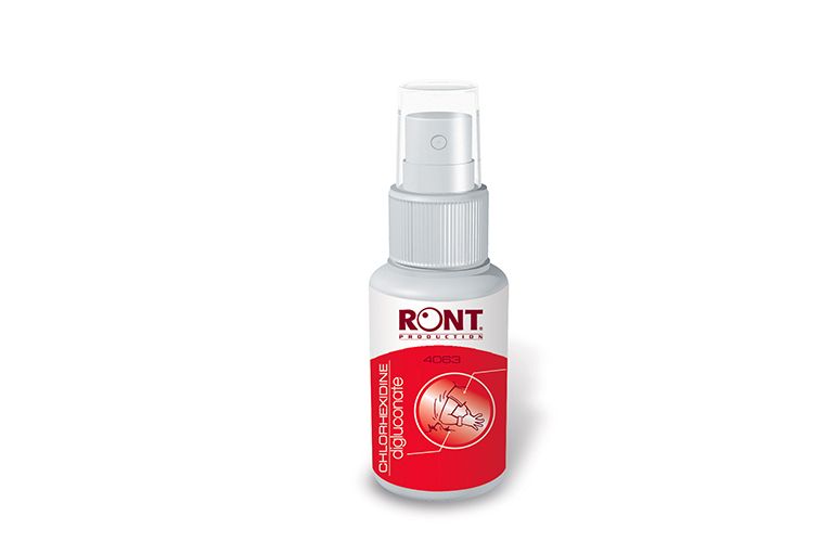 Pul 6060 CH - Matériel de secourisme - Farmor - Pulvérisateur à la chlorhexidine 50 ml - Solution nettoyante et assainissante cutanée_0