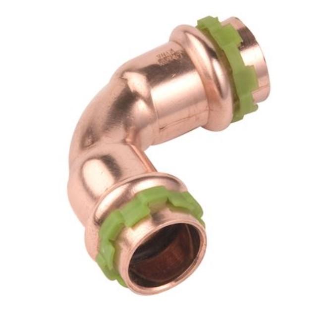 RACCORD COUDÉ 90° SUDOPRESS DOUBLE FEMELLE 12 - AALBERTS - 6670092