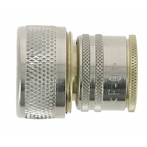 RACCORD RAPIDE À SÉCURITÉ - LAITON - POUR TUYAU D'ARROSAGE 19 MM FAUQUET