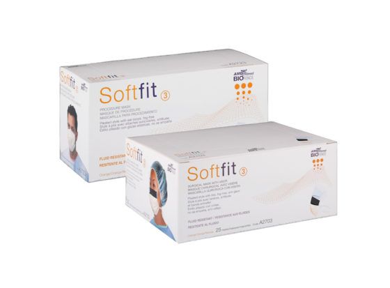 Ritmed® - Masque chirurgical Medicom - SoftFit - Protection contre micro-organismes et fluides corporels_0