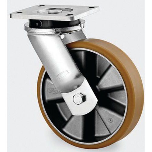 ROULETTE ALUMINIUM PIVOTANTE DIAMÈTRE ROUE 160 MM - TENTE