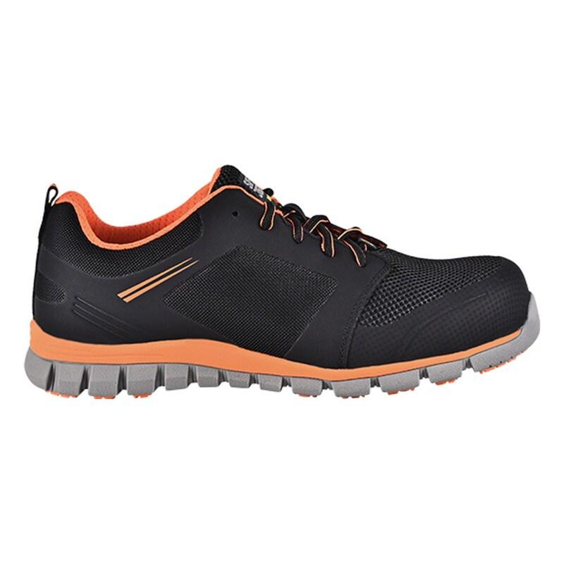 Safety Jogger - Chaussures de sécurité basses ultra légères avec absorption des chocs et antistatiques LIGERO noir et orange S1P http://carbonn.Fr_0