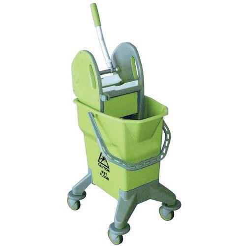SEAU ROULANT AVEC PRESSE À MACHOIRES - 25 L