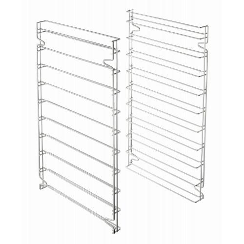 SET DE 2 SUPPORTS GLISSIÈRES POUR 10 PLAQUES PÂTISSIÈRES BARTSCHER