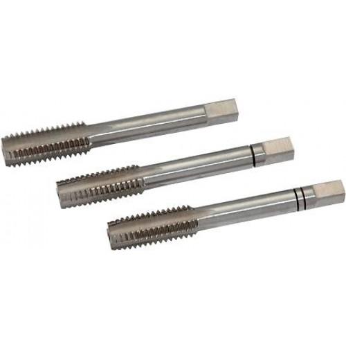 SET DE 3 TARAUDS À MAIN HSS - FINITION BRILLANTE - PAS ISO À DROITE - 10X1,5 MM SAM OUTILLAGE