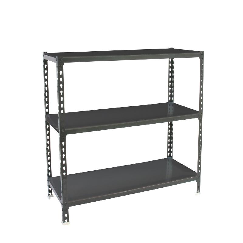 SimonRack Rayonnage métallique, 900x800x300 mm, 3 niveaux, tablette métallique, 180 kg au point de flexion, Antracite - Simonclick - métal 84254370_0