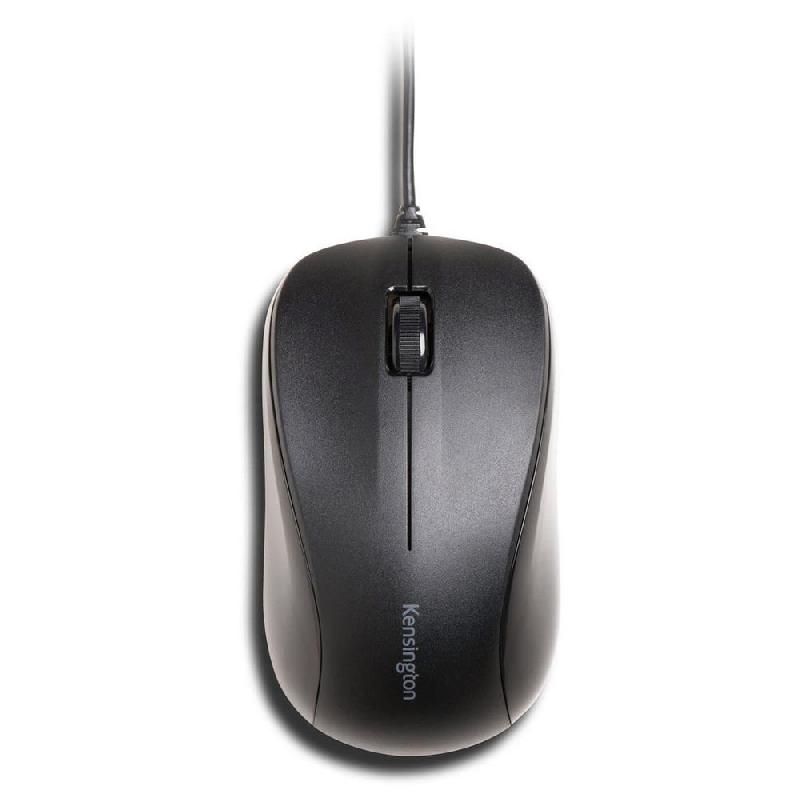 SOURIS FILAIRE OPTIQUE VALU - 3 BOUTONS - DROITIER OU GAUCHER - USB - NOIR