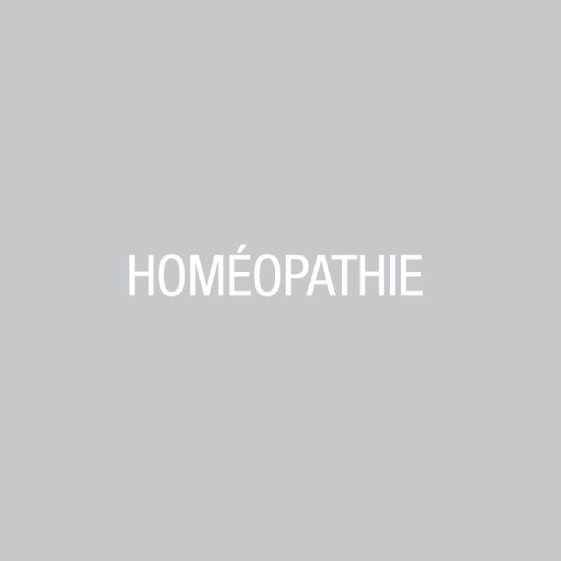 Sticker texte homéopathie - blanc - 12.7x100 cm - vinyle adhésif polymère M1 - durabilité jusqu'à 10 ans_0