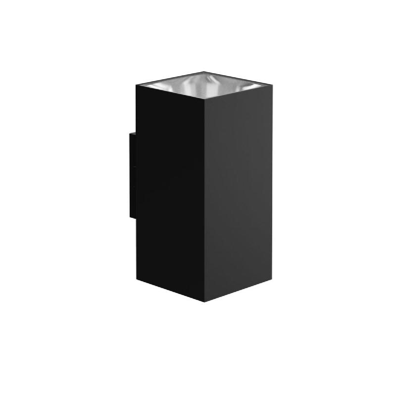Sunset Sq 16 - Applique Murale Carrée Led 16 W Ip65 Avec Interrupteur, Température De Couleur 2700 K/3200 K/4000 K, Noir Mat - Beneito & Faure - noi_0