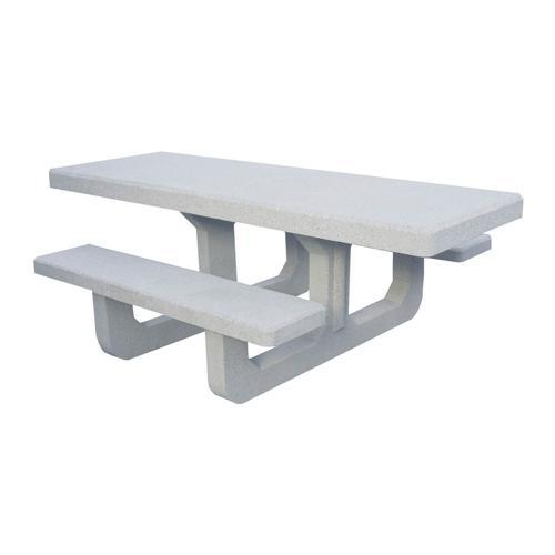 TABLE-BANCS BÉTON PIQUE-NIQUE