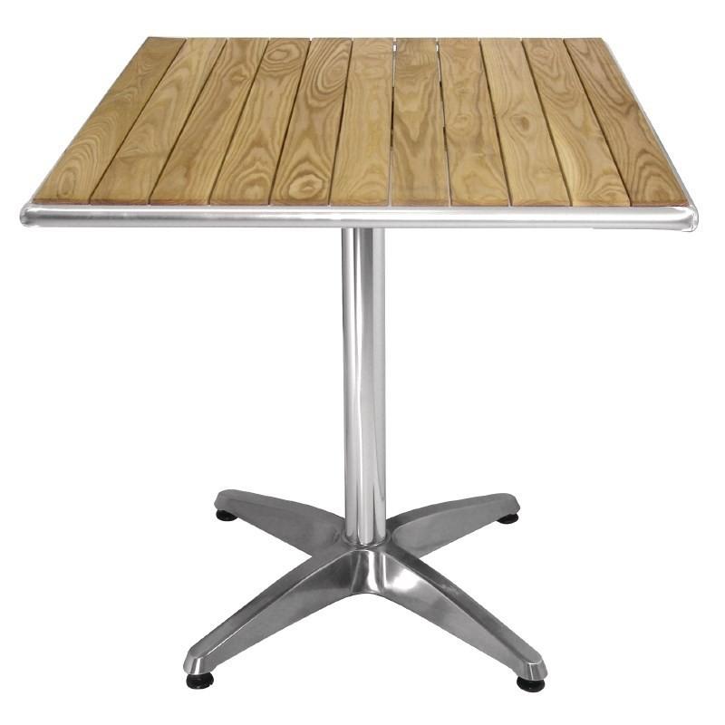 TABLE DE BISTRO - 70 X 70 CM - BOIS DE FRÊNE PROFESSIONNEL_0