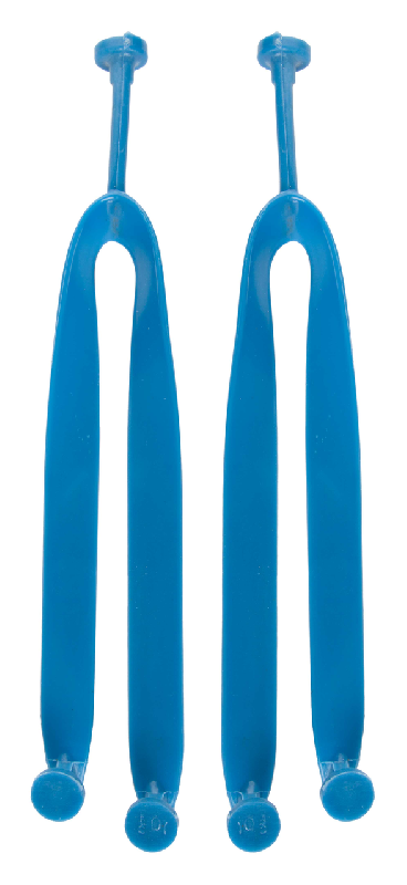 Tongs publicitaires personnalisables - semelles en PE et brides en PVC - couleur bleue_0