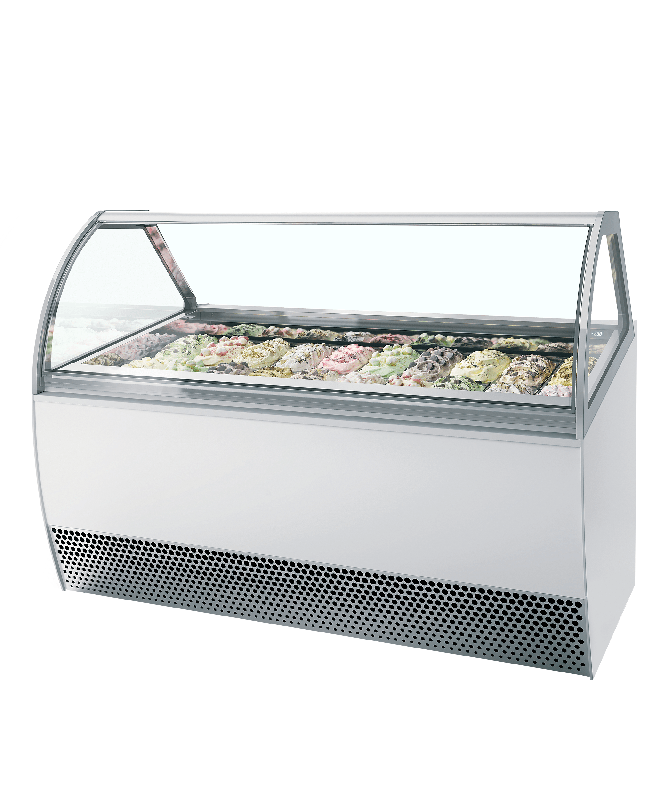 Vitrine ventilée pour glace en bac TEFCOLD MILLENNIUM LX20_0
