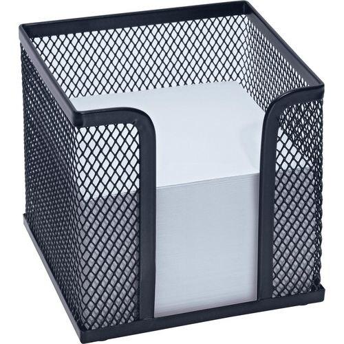 WEDO Boîtier bloc notes Office, en fil métallique, noir - noir 65701_0