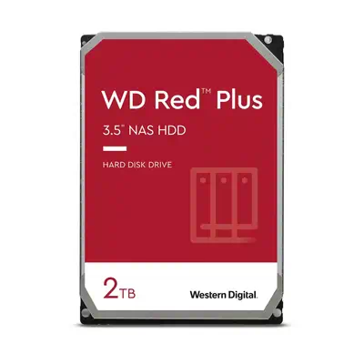 Western Digital Red Plus disque dur 2 To 5400 tr/min 64 Mo 3.5