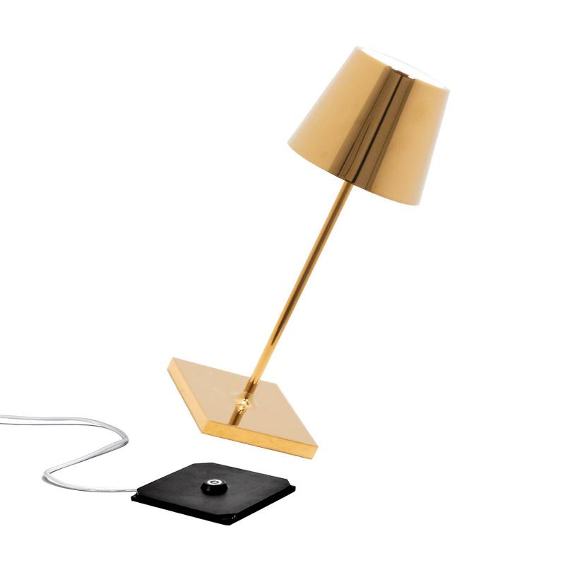 ZAFFERANO POLDINA MINI LAMPE BATTERIE DORÉE