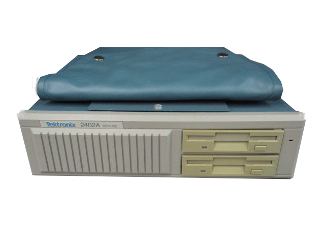 2402a - Oscilloscope numérique Tektronix - PC portable compatible IBM AT 16 MHz_0