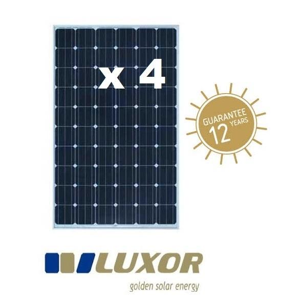 4 panneaux solaires luxor 270w monocristallin  - 842_0
