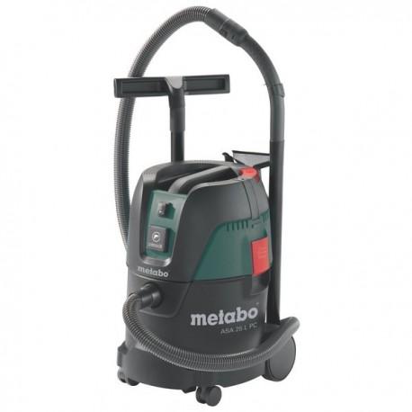 602014000 - Metabo Aspirateur tous usages ASA 25L PC - Aspirateur sec/humide compact et léger avec fonction soufflerie_0