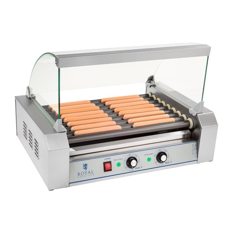 APPAREIL MACHINE À HOT DOG PROFESSIONNELLE TÉFLON 16 SAUCISSES 1 800 WATTS 3614095_0