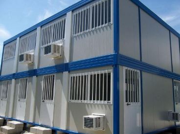 Bungalow de chantier iso / modulaire / ossature en métal / parois en panneau sandwich / isolé_1