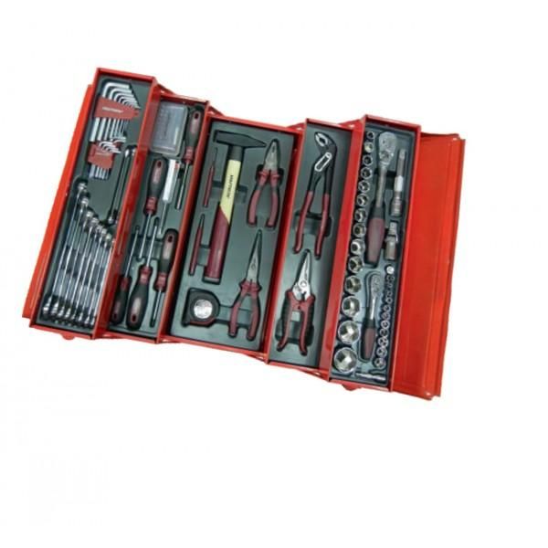 Malette d'outils en ABS 170 pièces 1/4-1/2, KRAFTWERK BASIC-LINE (B100)  202.100.100