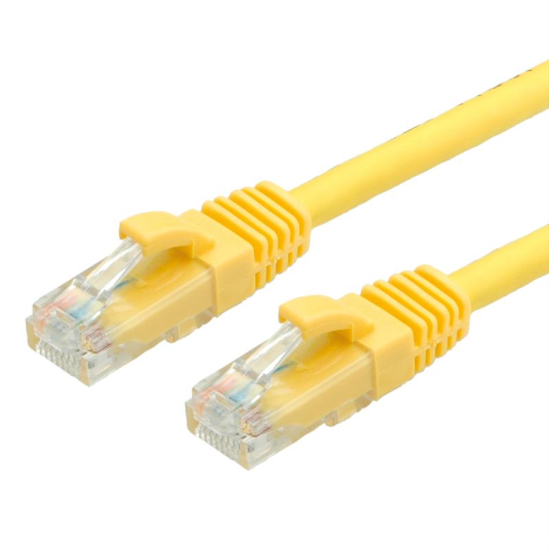 Cordon VALUE Cat.6A (Classe EA) / 10 Gigabit UTP, jaune, 5 m_0