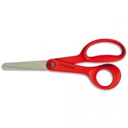 FISKARS CISEAU CLASSIC LONGUEUR 14CM, POUR GAUCHER BOUT ROND, ROUGE