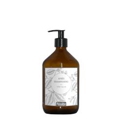 Flacon distributeur en verre ambré – Après-shampooing – Collection Bôcalys – 500 ml - marron verre B-PO-AS500_0