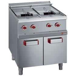 Friteuse électrique 2 cuves de 13 litres sur armoire - Optima 700 - 18 kW - 400-230/3N 50-60Hz - e77/f26a7-n_0