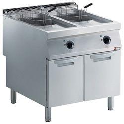 Friteuse électrique 2 cuves - 15 litres - brûleurs extérieurs sur meuble - modèle E22/F30A8-N_0