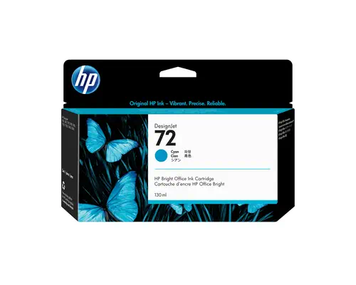 HP 72 cartouche d'encre DesignJet cyan, 130 ml_0