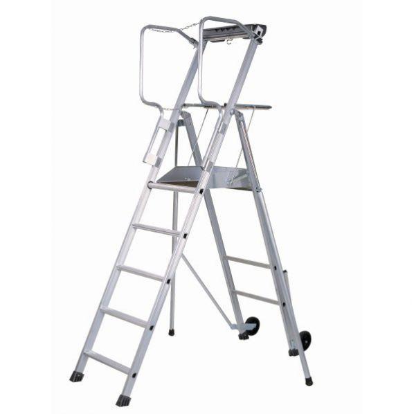 Plateforme individuelle roulante en aluminium - 7 marches avec étayage - conforme PIRL NF 93-352_0