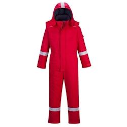 Portwest - Combinaison de travail résistante au feu chaude et antistatique Rouge Taille M - M rouge textile 5036108284146_0
