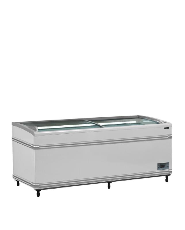 Réfrigérateur convertible en congélateur de supermarché 786 l blanc - 1856x858x832 mm - SFI185 HC-CF VS_0