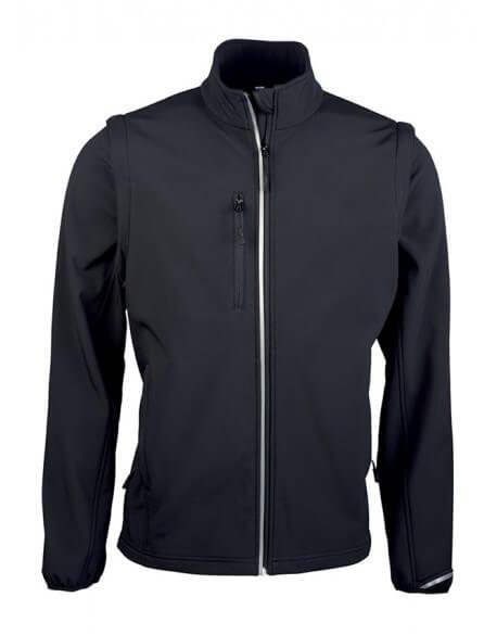 Softshell à manches amovibles unisexe - 3 couches, respirant, souple et imperméable - SOF0007_0