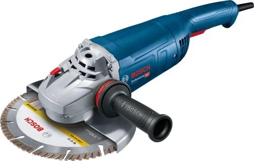 Meuleuse d'angle Bosch GWS 22-230 J - 2 200 Watts - Poignée suppl. anti-vibrations - Disque diamant inclus_0