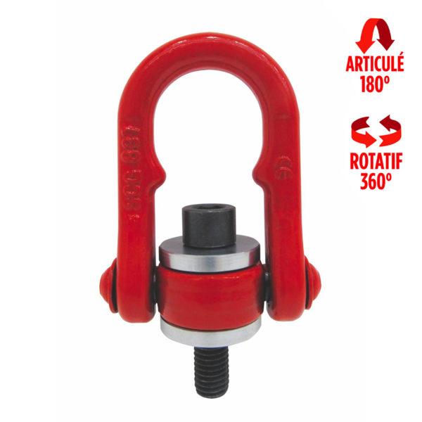 Anneau de levage mâle avec articulation A837_0