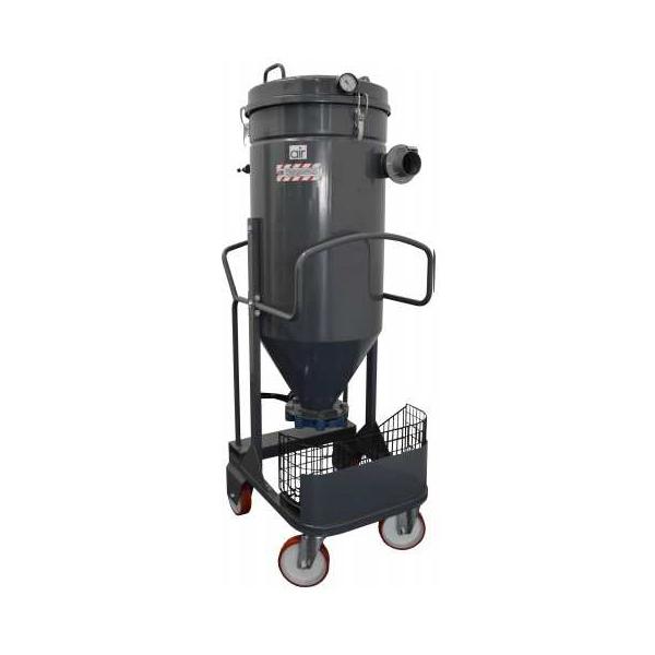 Aspirateur pneumatique IPDM201R - 200L - Décolmatage semi-automatique - Trémie grande capacité_0
