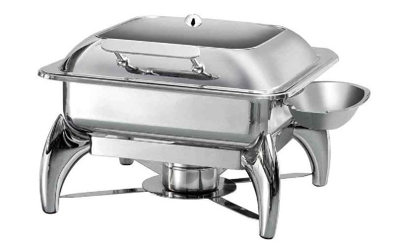 Chafing dish gn2/3 à hublot en inox - AT62293_0