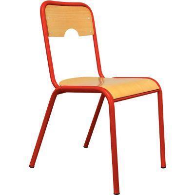 Chaise empilable 4 pieds - dossier encastré T6 - Fabricant LNR Mobiliers - Référence M-CME T6R_0