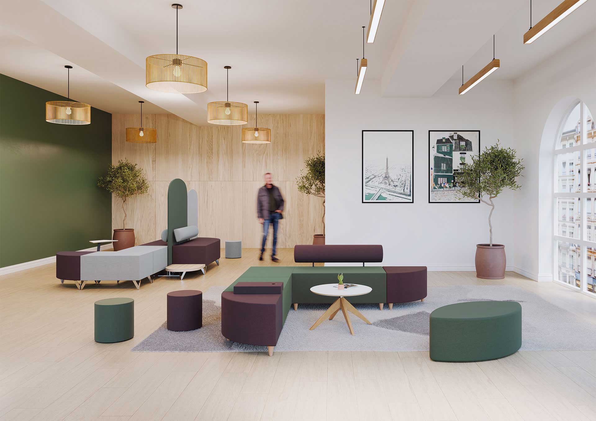 cloison acoustique sur pied