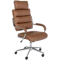 CLP Chaise de bureau Campo Marron clair - marron polyester 322511_0