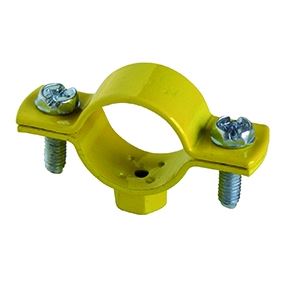 Colliers métalliques renforcés jaune M8/M10 - Réf. : RFRR - Identification des conduites de gaz_0