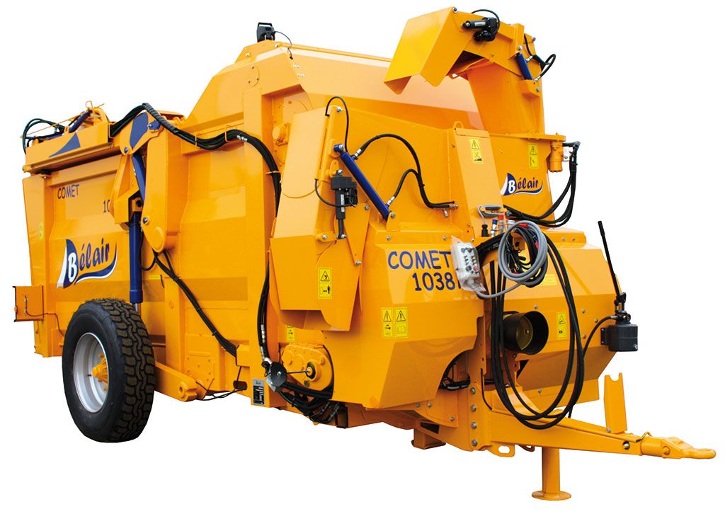 Comet 1038 - désileuse pailleuse - belair - distributrice 10 m3 3 démêleurs_0