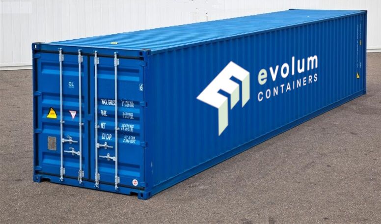 Container de stockage 40 pieds , utilisé pour le stockage de matériel, idéal pour les entreprises de travaux publics, de gros oeuvre ou du BTP_0